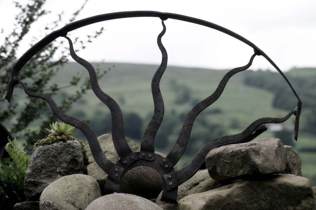 Curved Georgian window grill.